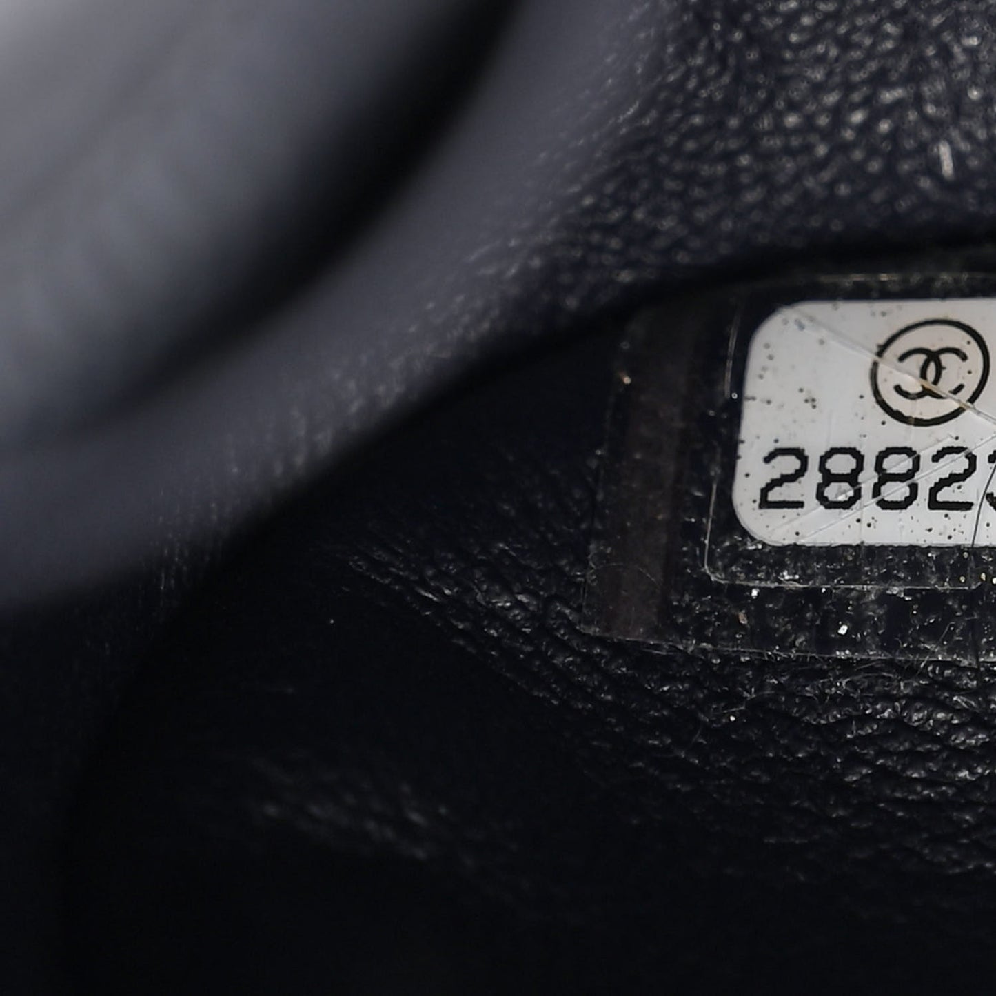 Shearling Lambskin Quilted Flap Navy Blue