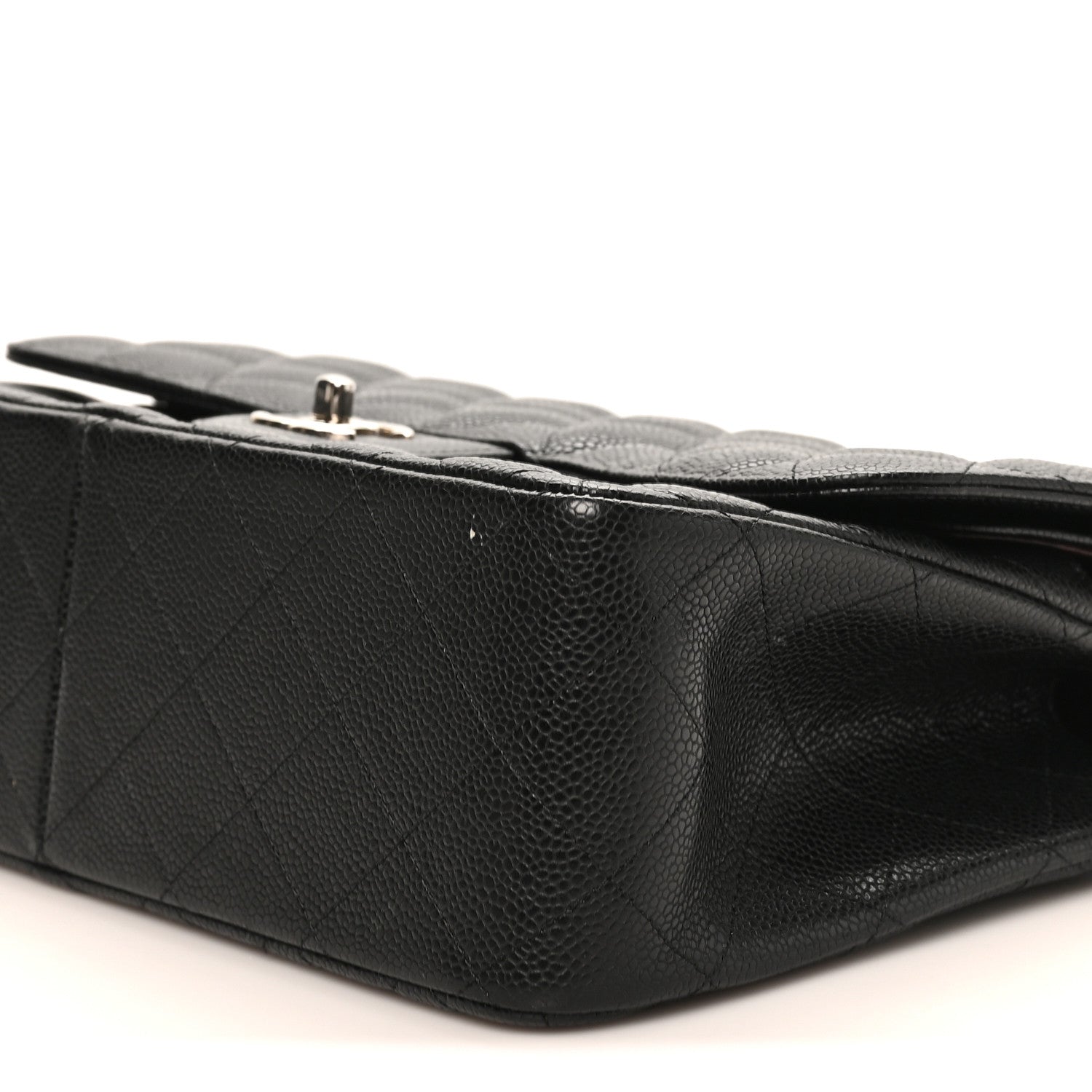 Chanel Caviar Quilted Jumbo Double Flap Black 10 of 10