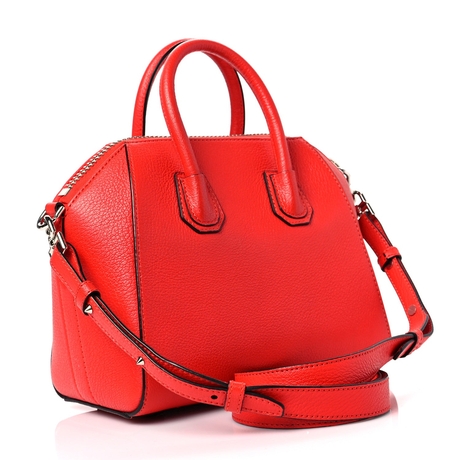 Givenchy Sugar Goatskin Small Antigona Red 3 of 7