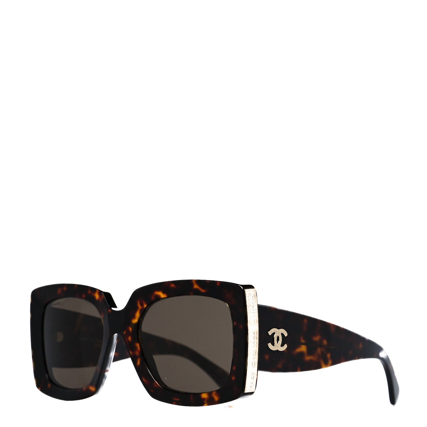 Acetate Rectangle Sunglasses 5435 Tortoise