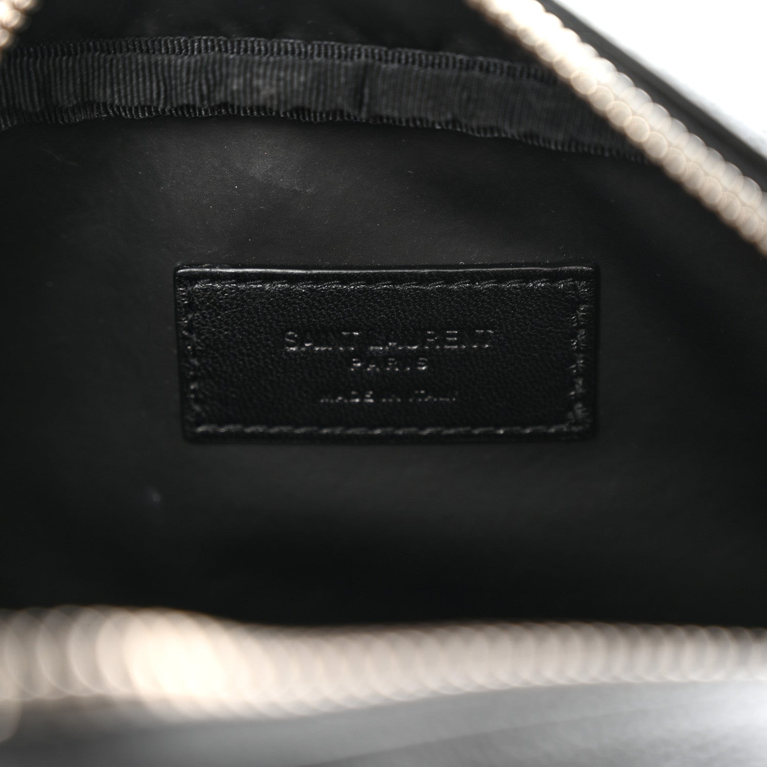 Saint Laurent Grain De Poudre Cosmetic Case Black 6 of 8