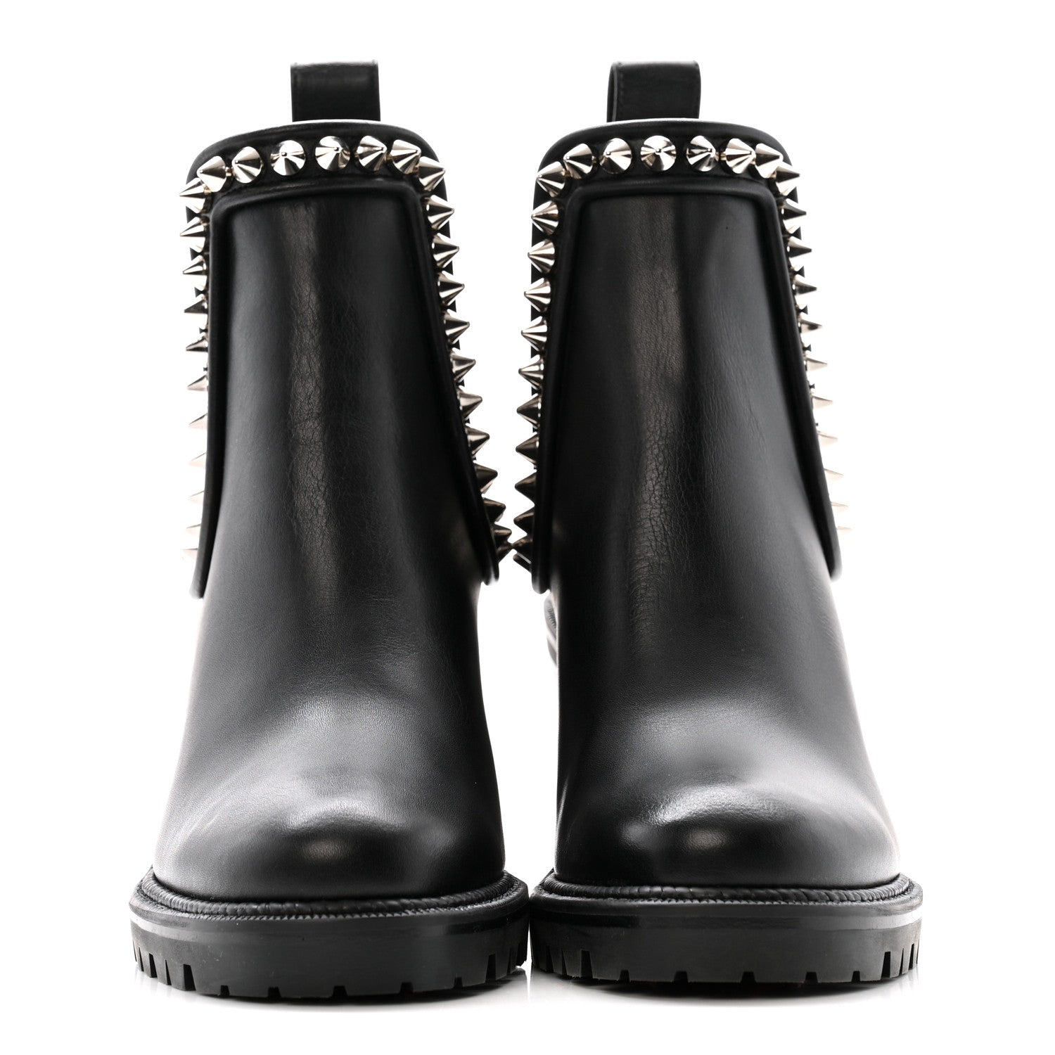Christian Louboutin Nappa Spiked Capahutta 70 Chelsea Boots 36 Black 3 of 9