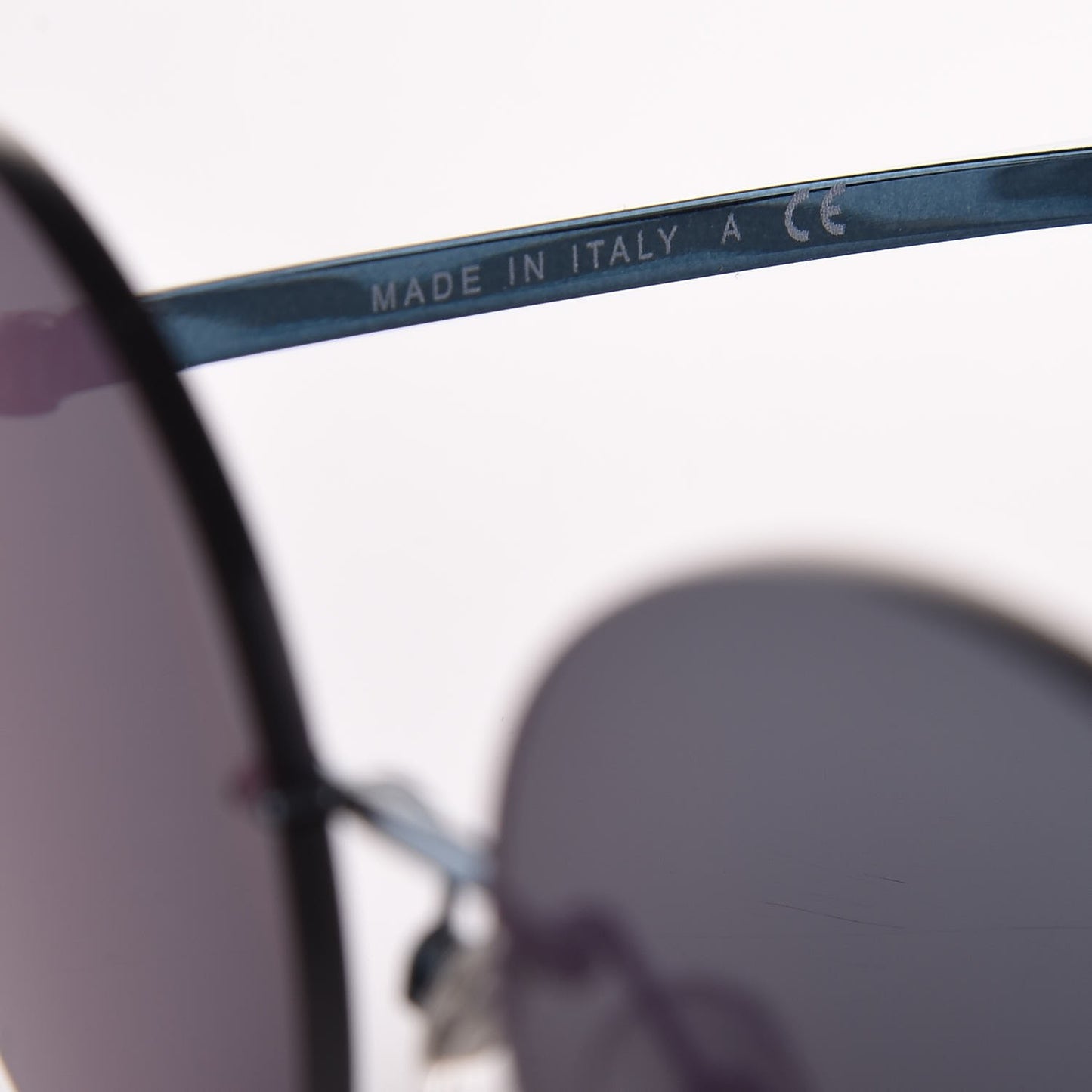 Mirrored Round Sunglasses 4216 Blue