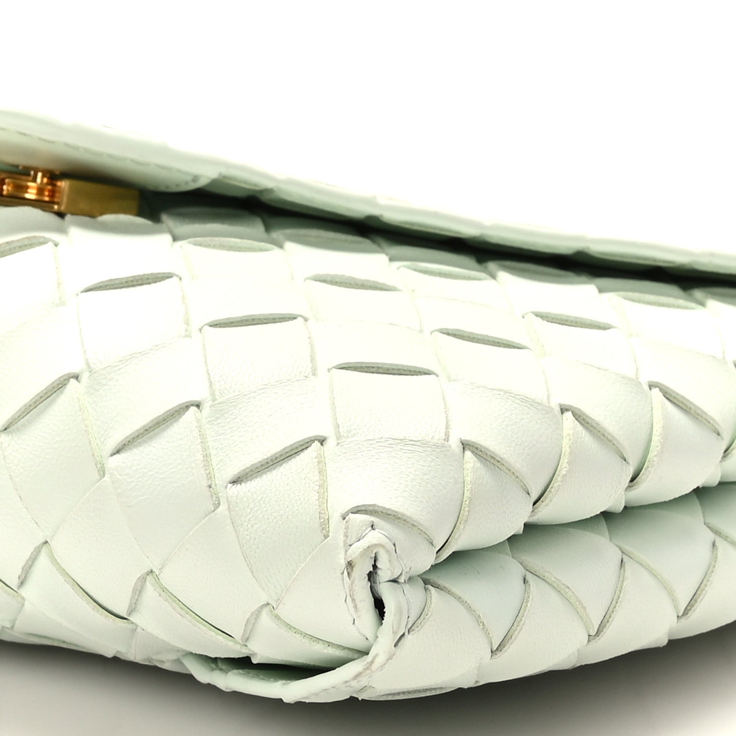 Bottega Veneta Nappa Intrecciato Origami Chain Crossbody Glacier 8 of 8