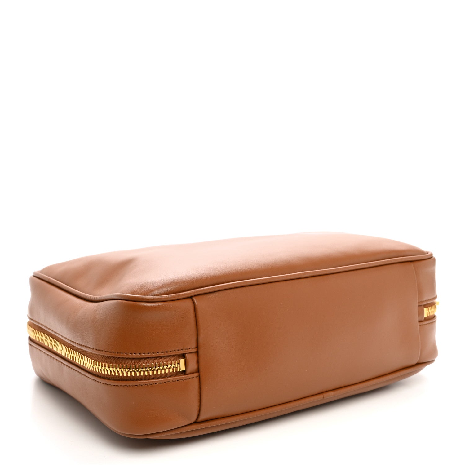 Miu Miu Soft Calf Softy Large Beau Top Handle Bag Cognac 4 of 9