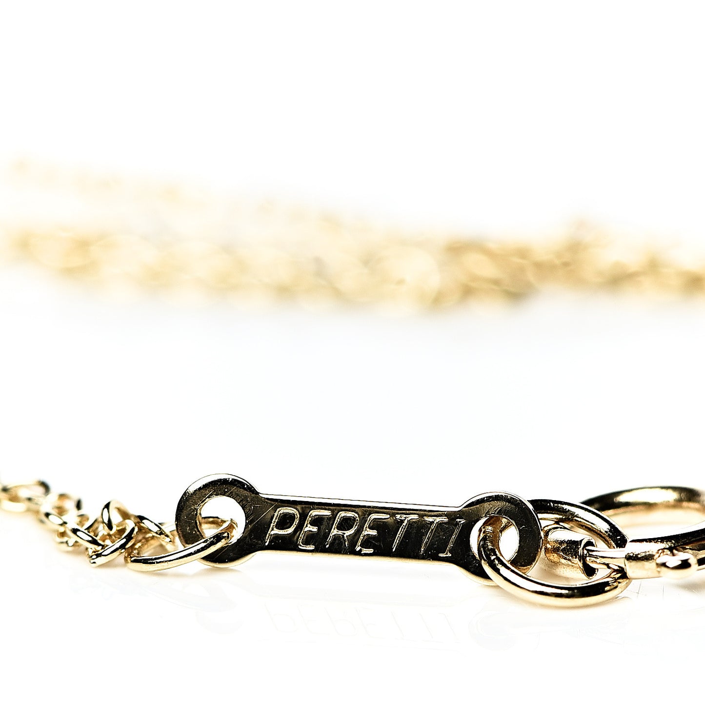 18K Yellow Gold Elsa Peretti Interlocking Ovals Pendant Necklace
