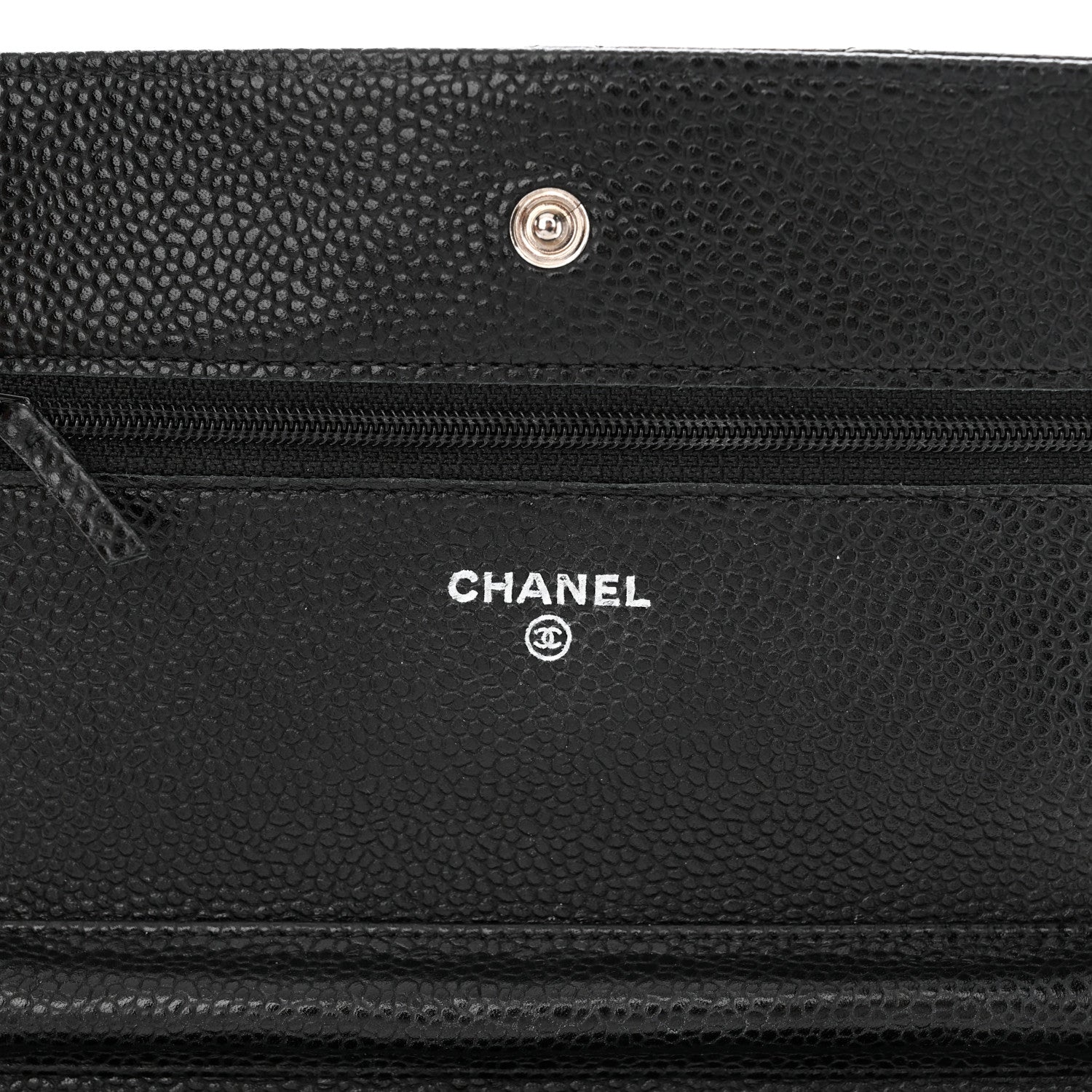 Chanel Caviar Quilted Wallet On Chain WOC Black 6 of 13