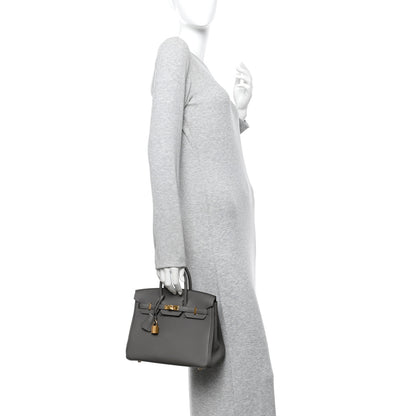 Hermes Togo Birkin 25 Etain 2 of 10