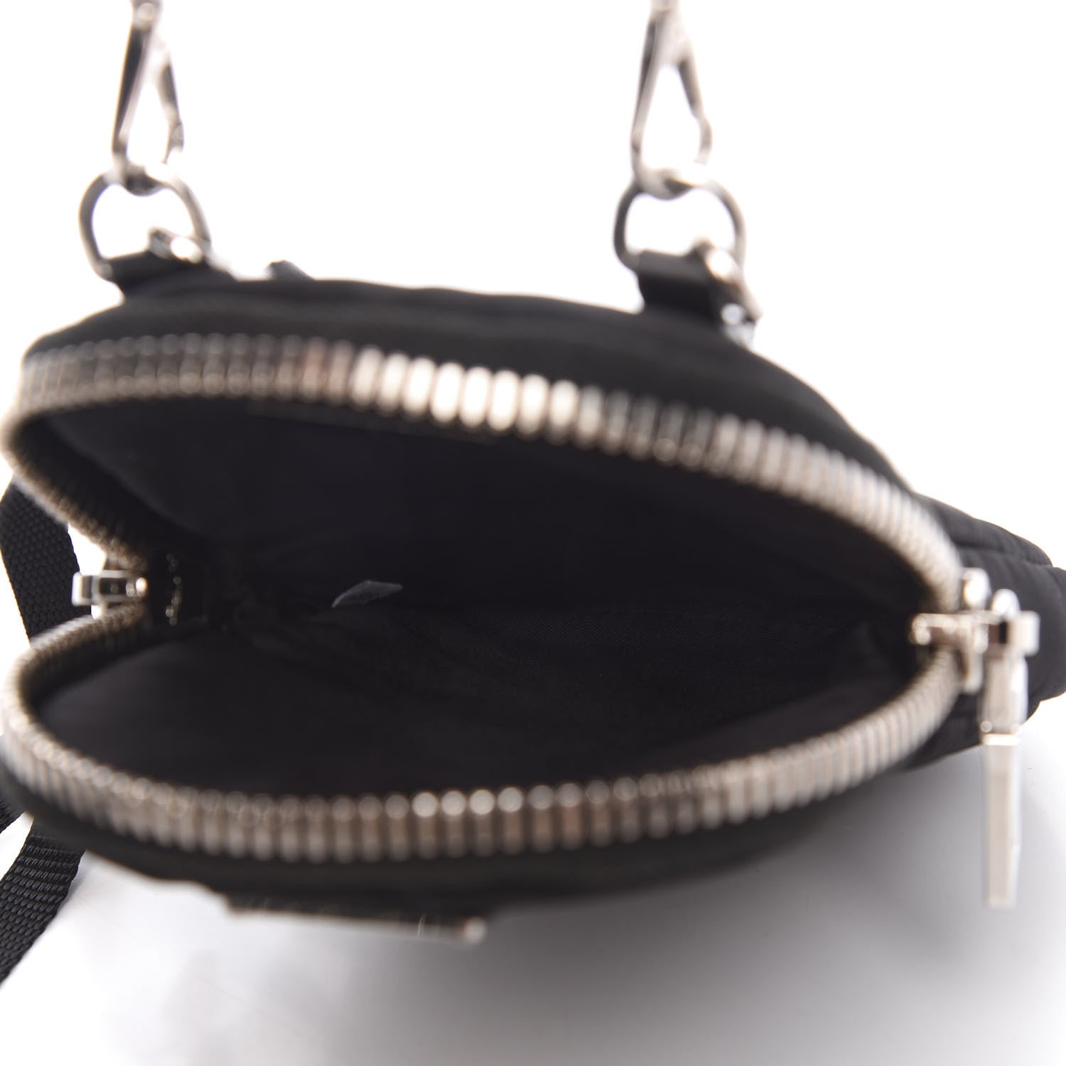 Prada Tessuto Nylon Pocket Mini Bag Black 5 of 10