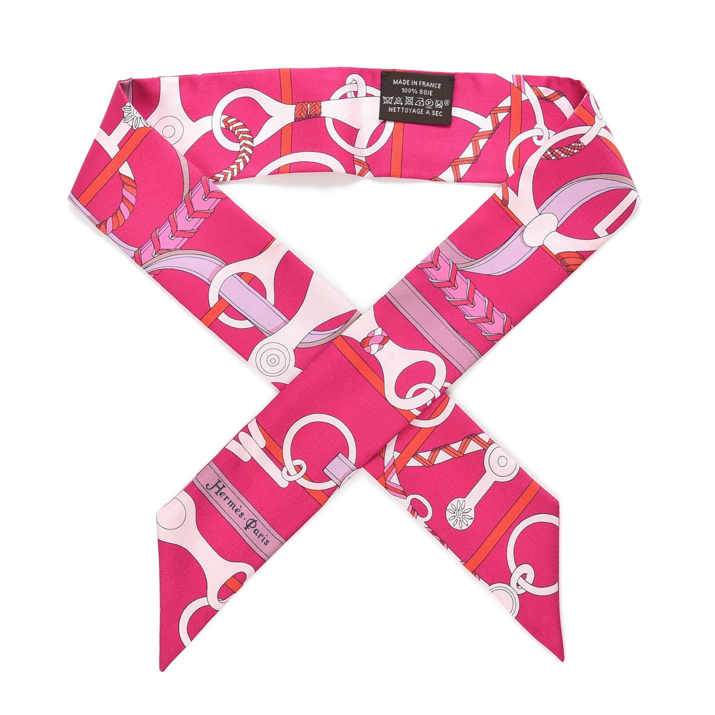 Silk Panoplie Equestre Twilly Fuchsia Rose Rouge