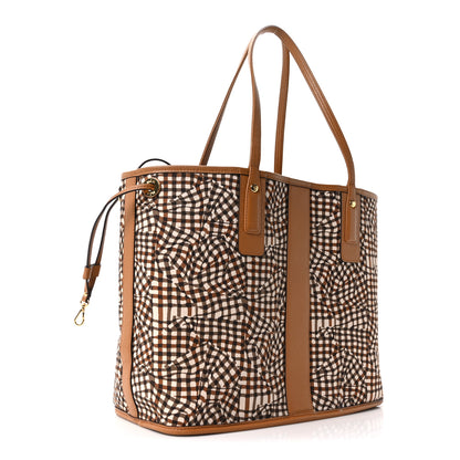 MCM Visetos Medium Liz Reversible Shopper Tote Cognac 6 of 16