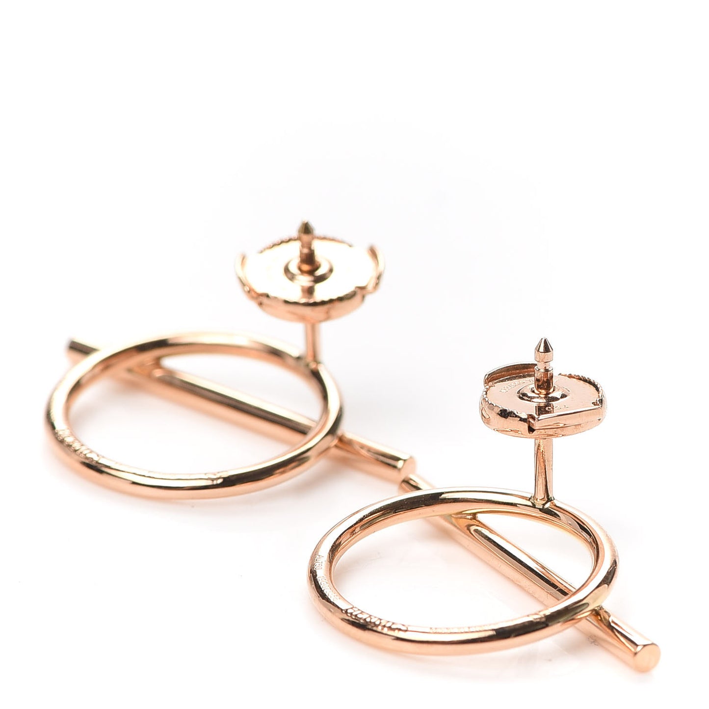 18K Rose Gold MM Echappee Earrings