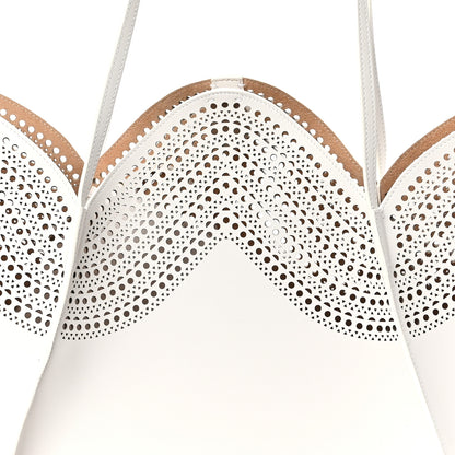 Alaia Calfskin Vienne Lili 24 Tote White 8 of 10