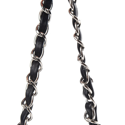 Chanel Lambskin Quilted Medium Double Flap Black 12 of 18