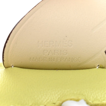 Hermes Milo Lambskin Grigri Rodeo Pegase Horse Bag Charm PM Jaune Bourgeon Bleu Brume Nata 3 of 6