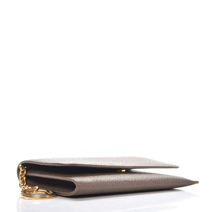 Mulberry Small Classic Grain Continental Key Coin Pouch Clay 4 of 8