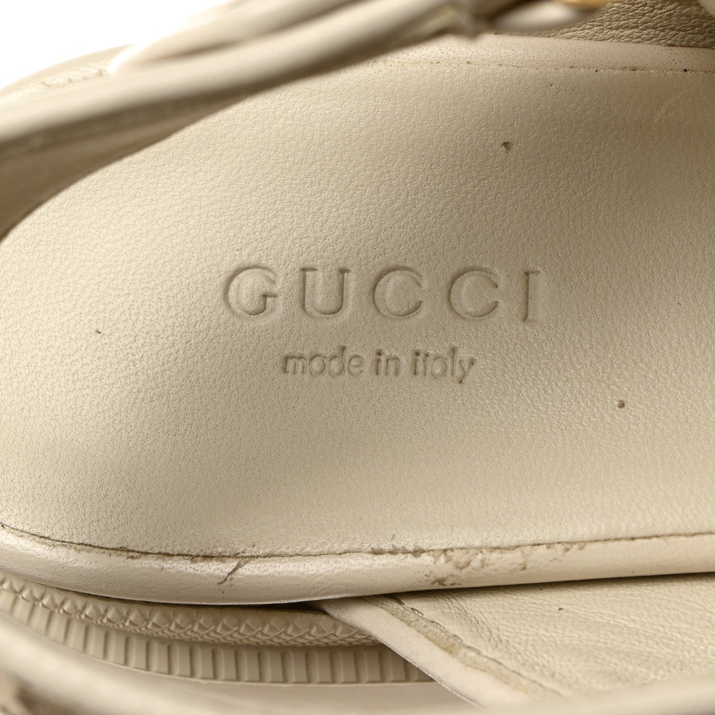 Monogram Granada Kid Trip 40/72mm Lug Sole Sandals 38.5 Beige Ebony Mystic White