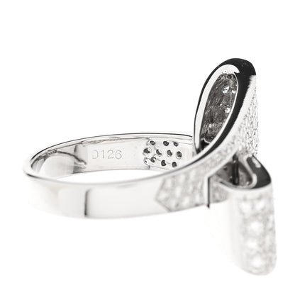 Parker & West by FASHIONPHILE 18K White Gold Diamond 1.26ctw Bow Ring 53 6.25 10 of 10