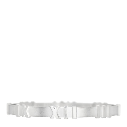 Tiffany Sterling Silver Atlas Bangle Bracelet 1 of 4