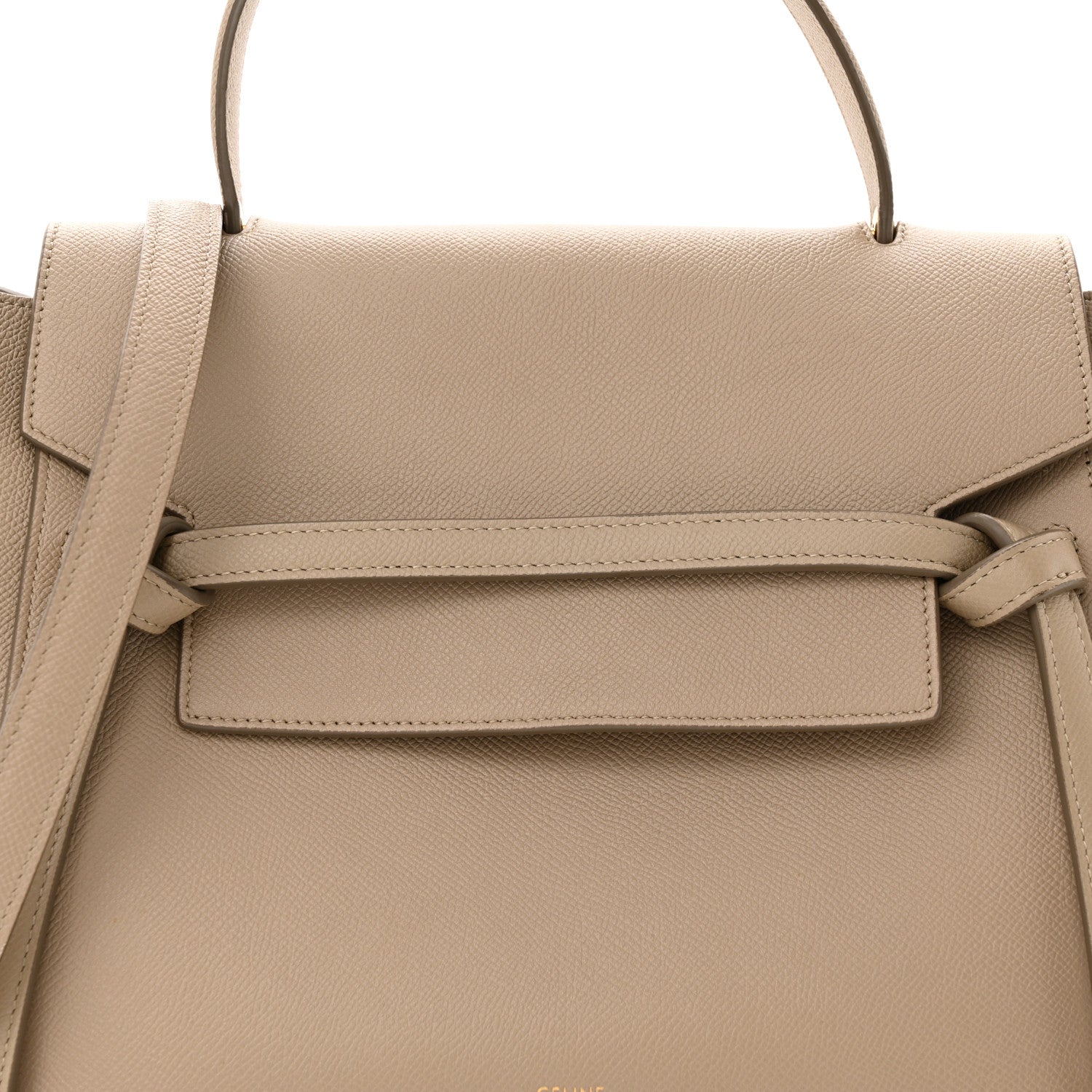 Celine Grained Calfskin Mini Belt Bag Light Taupe 8 of 15