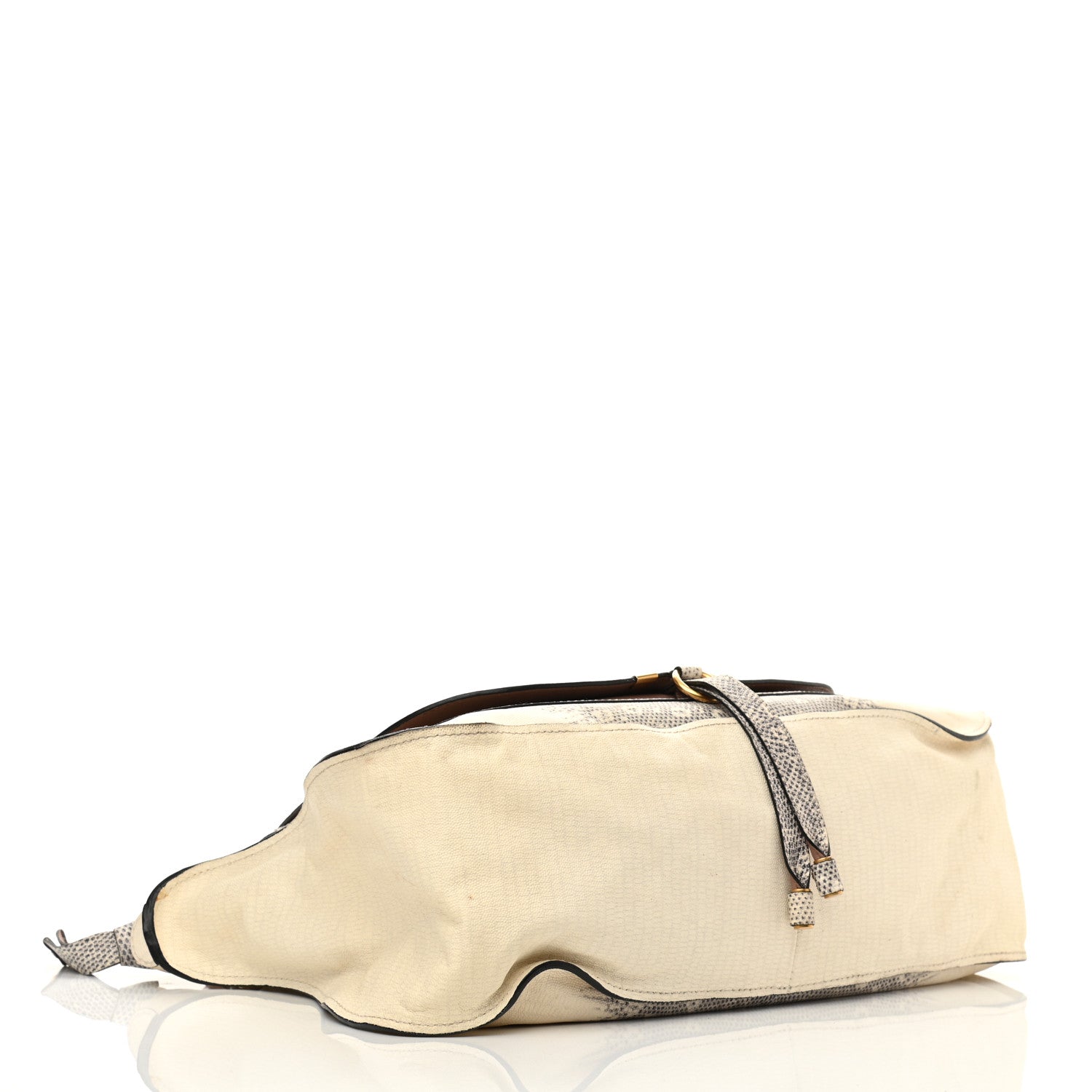 Chloe Calfskin Lizard Embossed Large Marcie Satchel 4 of 20
