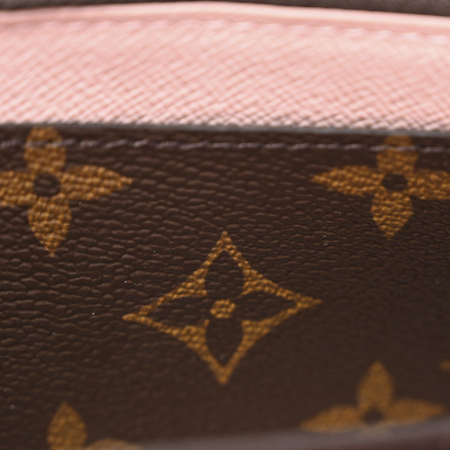 Monogram Emilie Wallet Rose Ballerine