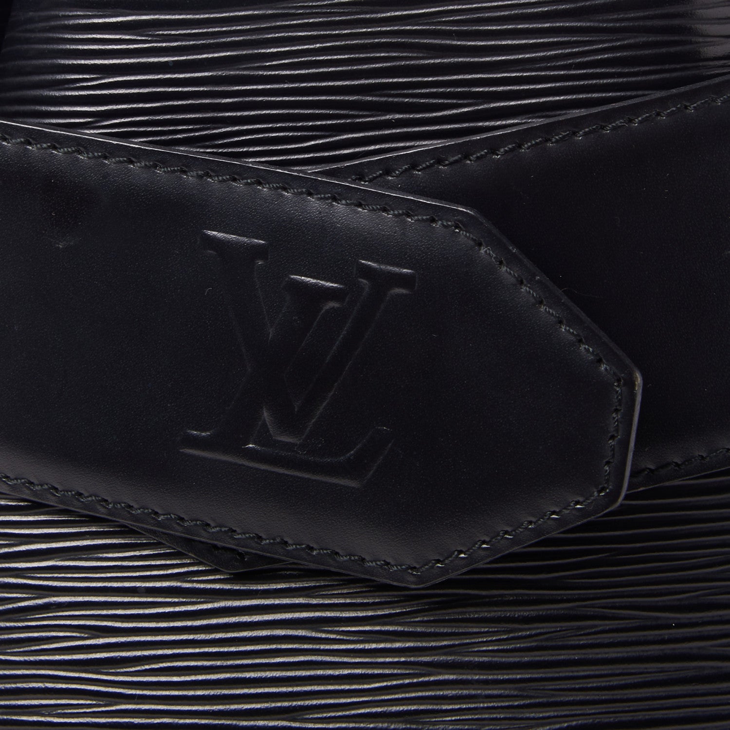 Louis Vuitton Epi Sac D'Epaule GM Black 7 of 8