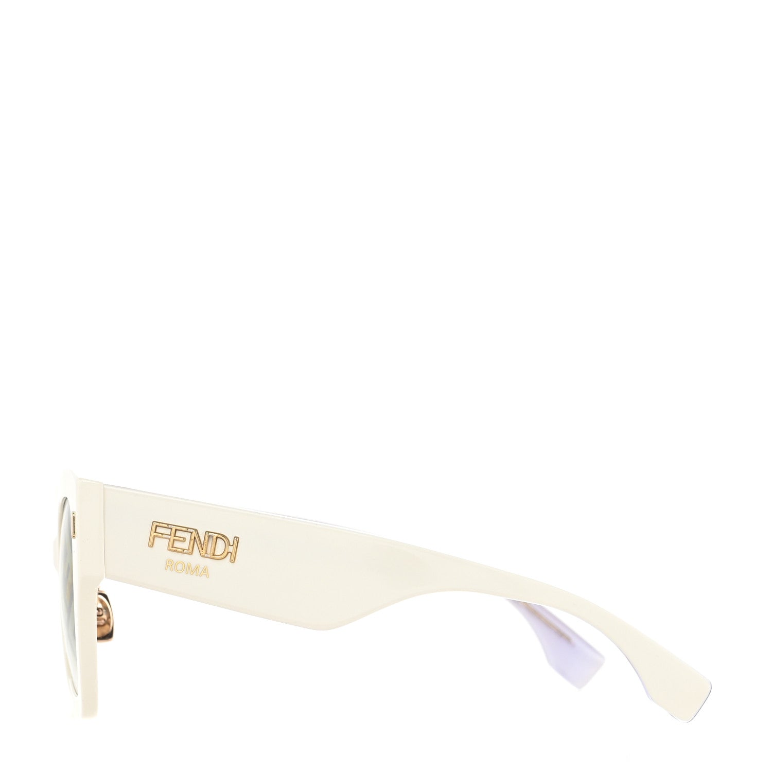 Fendi Acetate FF Sunglasses FF 0434/G/S White Gold 3 of 7