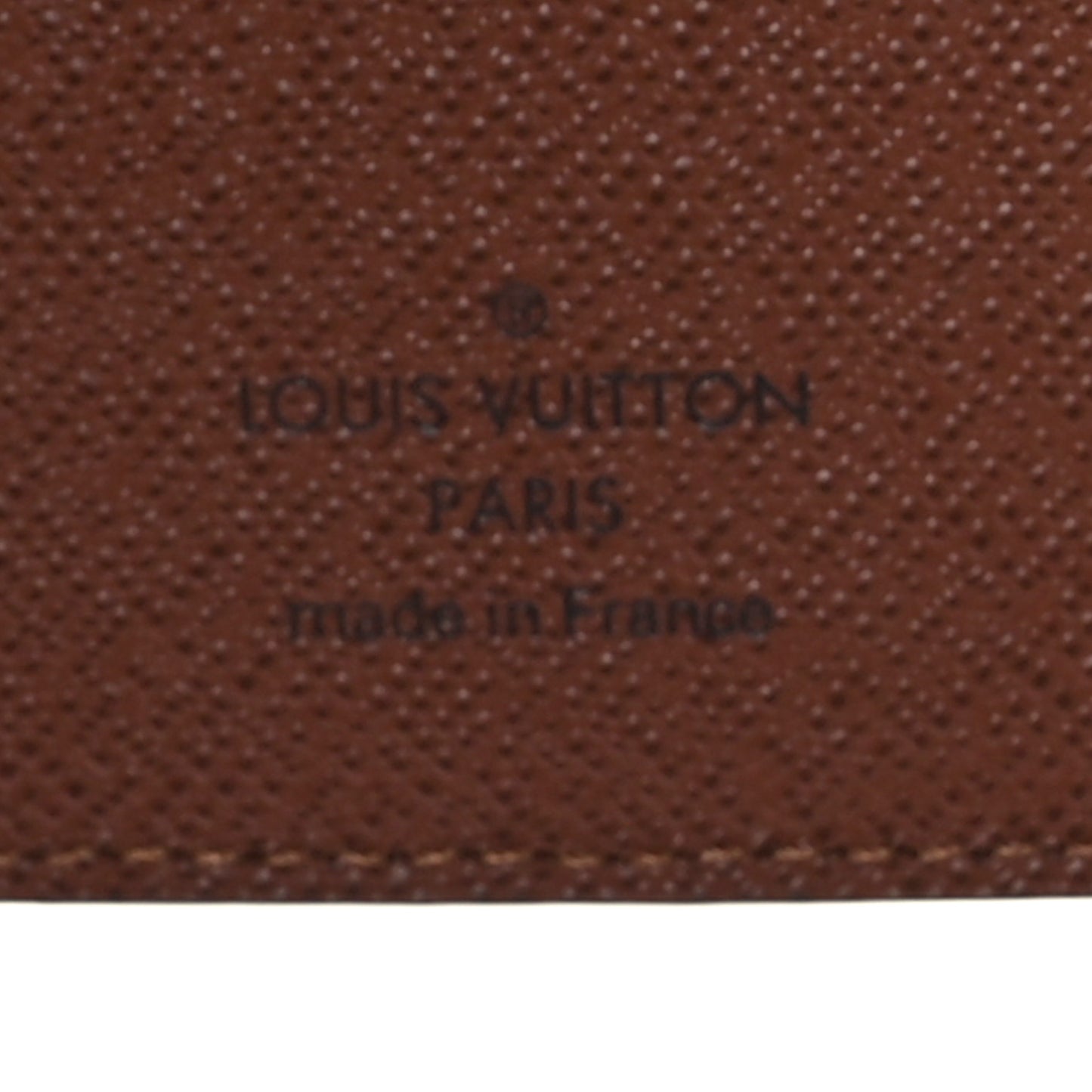 Monogram Desk Agenda Cover