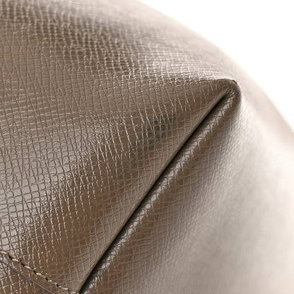 Saint Laurent Grained Calfskin Large Shopping Tote Warm Taupe Black 12 of 12
