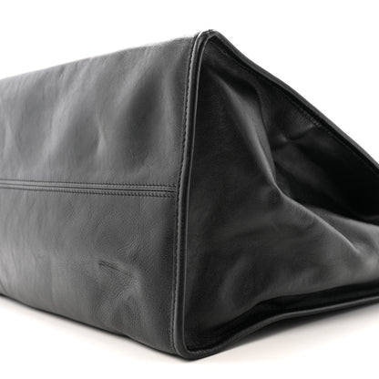 Balenciaga Calfskin Kittens Market Shopper Black 10 of 15