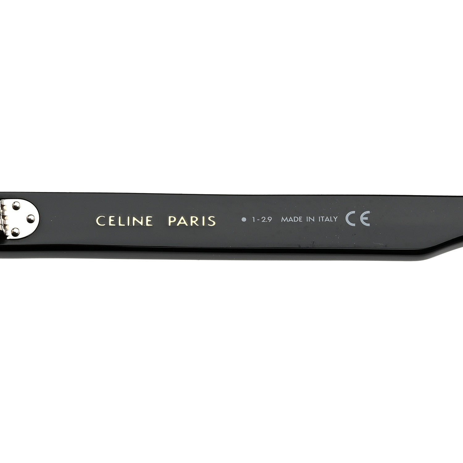 Celine Acetate Polarized Square Sunglasses CL40090F Black 6 of 7