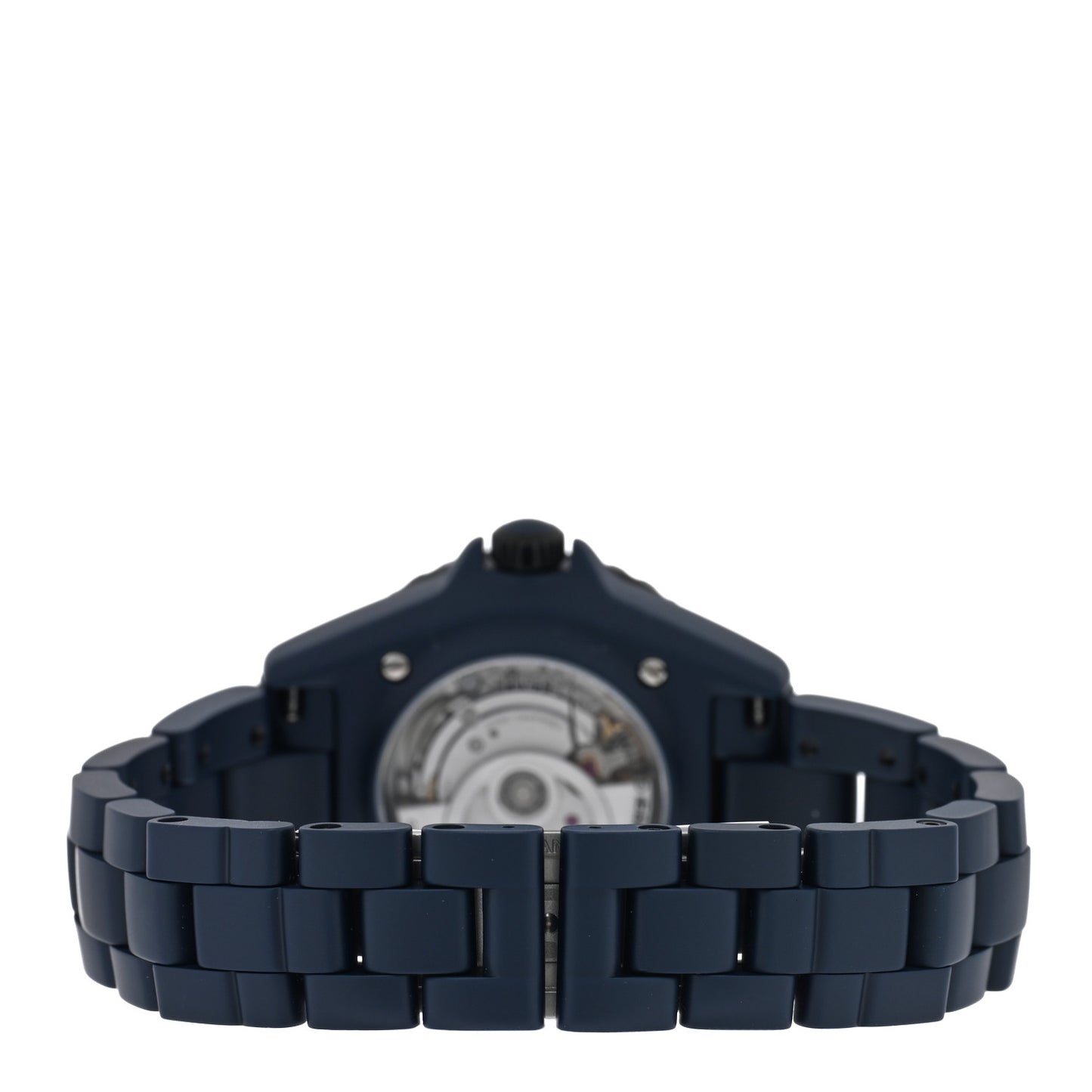 Stainless Steel Ceramic Diamond 33mm J12 Automatic Watch Blue