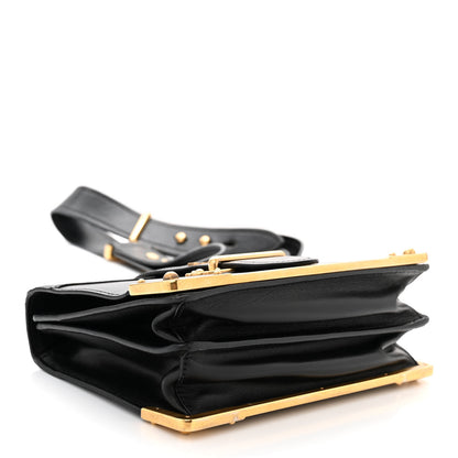 Prada City Calf Saffiano Cahier Bag Black 4 of 10