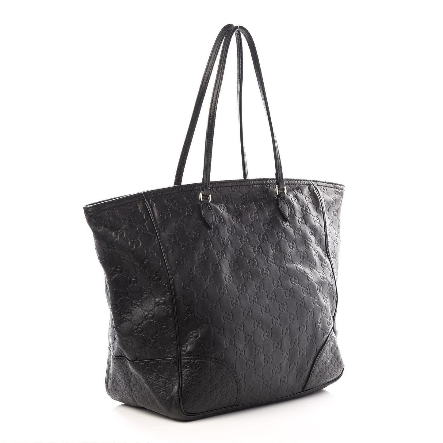 Guccissima Medium Bree Zippered Tote Black