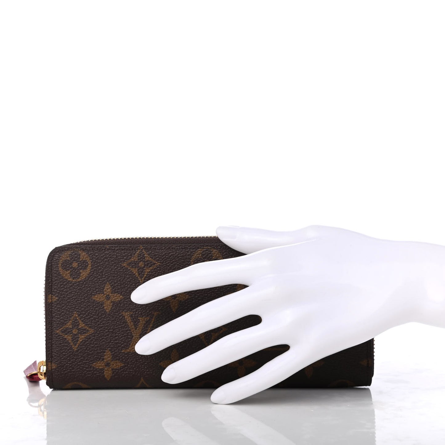 Monogram Clemence Wallet Fuchsia