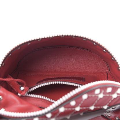 Valentino Garavani Lambskin Free Rockstud Spike Belt Bag 75 Rosso Valentino 5 of 9