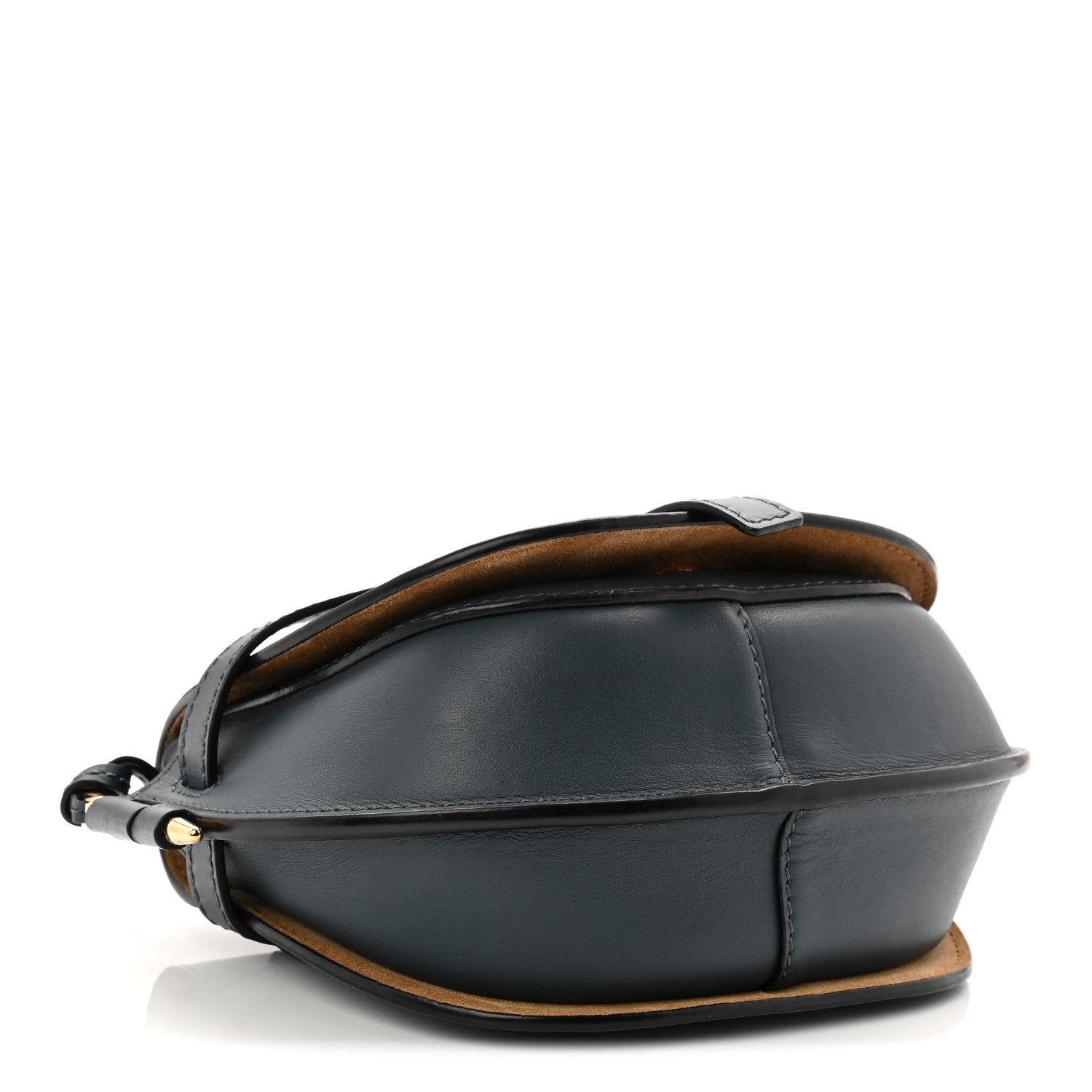Loewe Calfskin Jacquard Mini Gate Crossbody Bag Onyx Blue 4 of 10