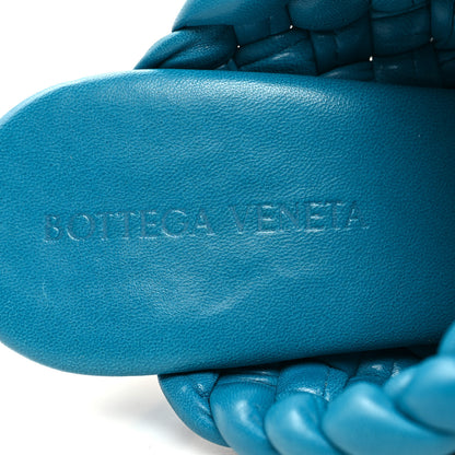 Bottega Veneta Nappa Twisted Padded Intrecciato Curve Slide Sandals 39 Bleuette 7 of 8