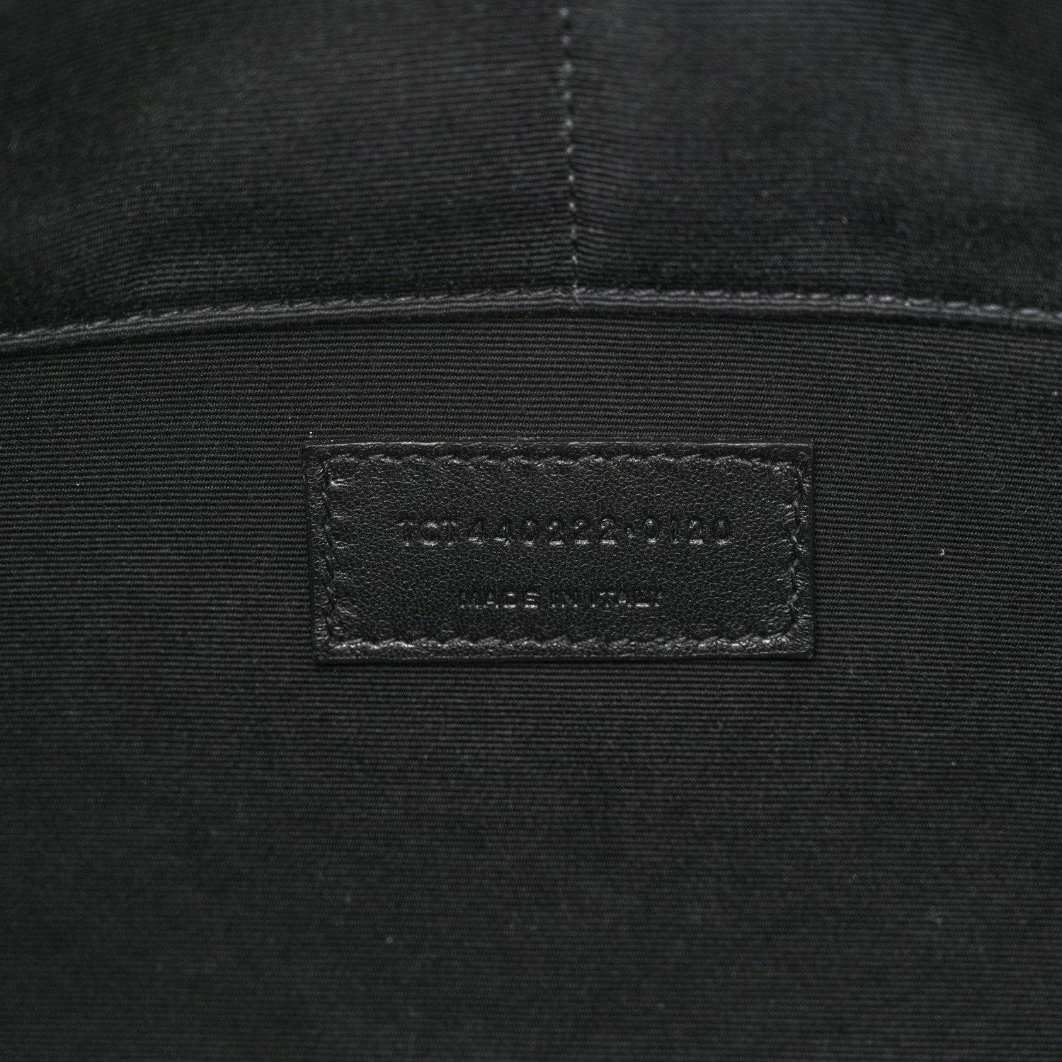 Saint Laurent Calfskin Matelasse Chevron Monogram Document Holder Black 7 of 15