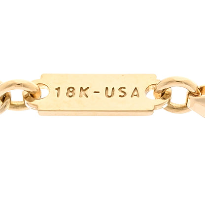 Suzanne Kalan 18K Yellow Gold Diamond Emerald Bar Necklace 5 of 5