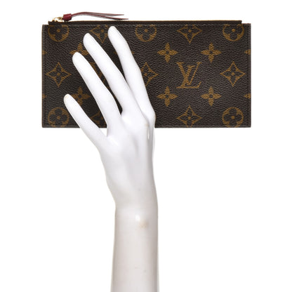 Louis Vuitton Monogram Felicie Chain Wallet Zippered Insert 2 of 6