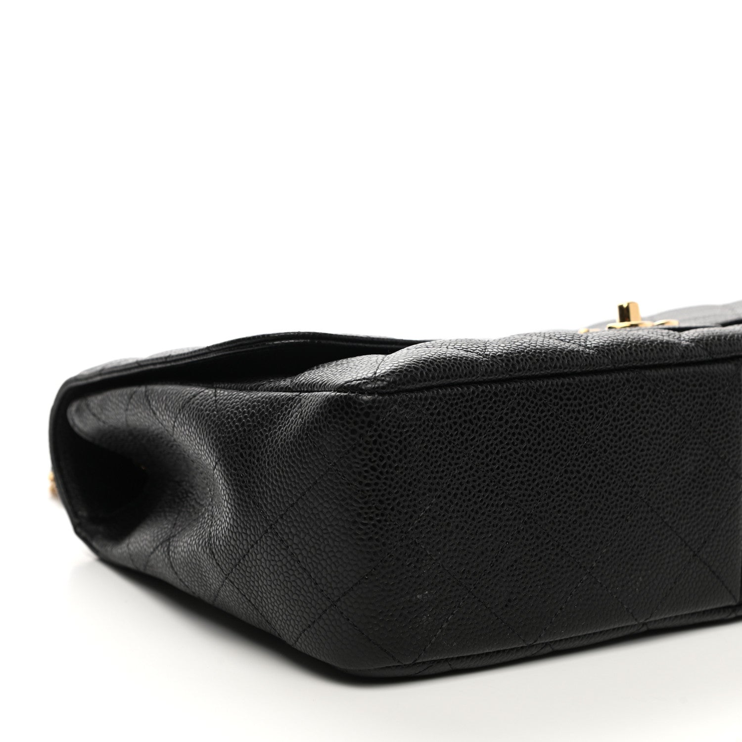 Chanel Caviar Quilted Jumbo Single Flap Black 8 of 10