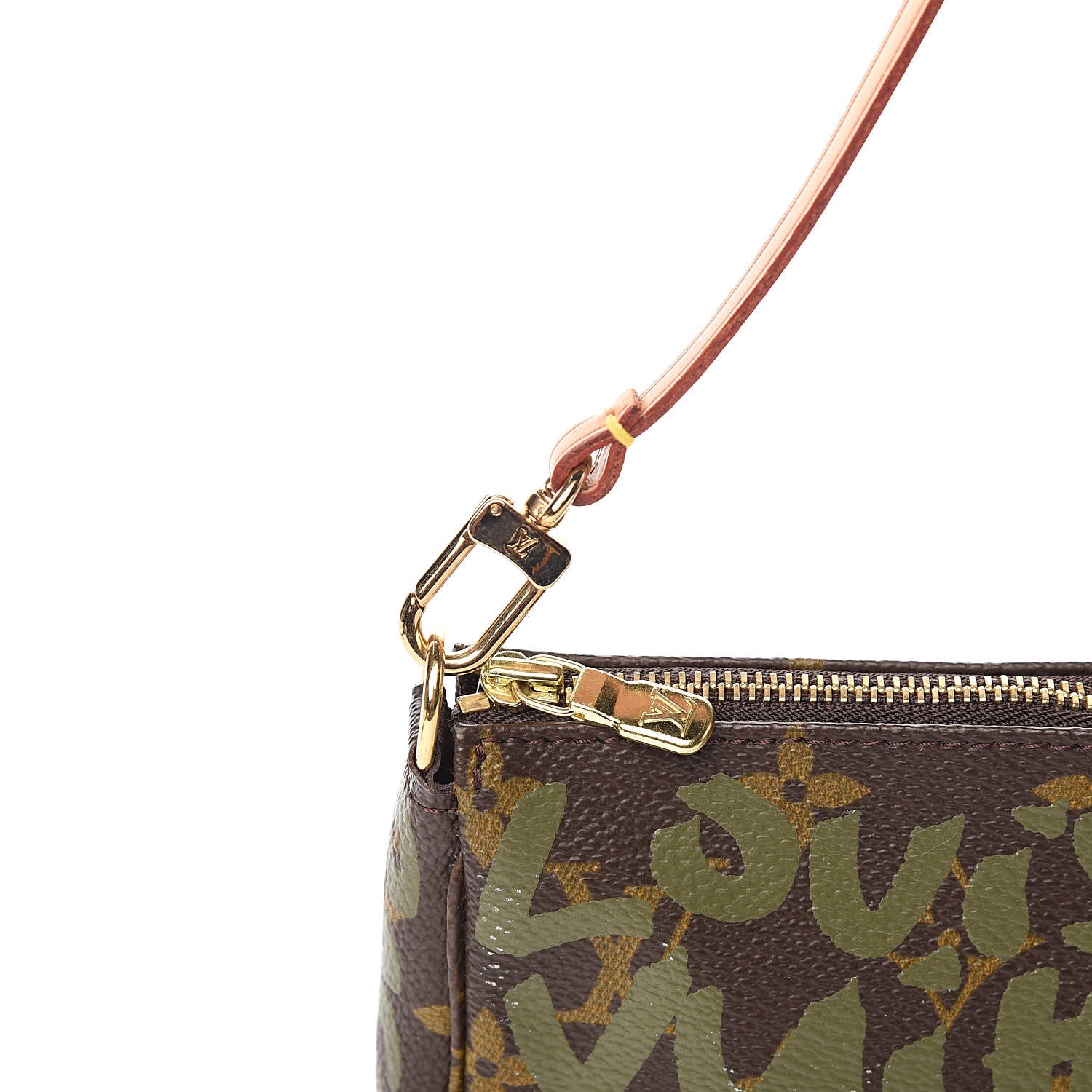 Louis Vuitton Monogram Graffiti Pochette Accessories Kaki 10 of 10