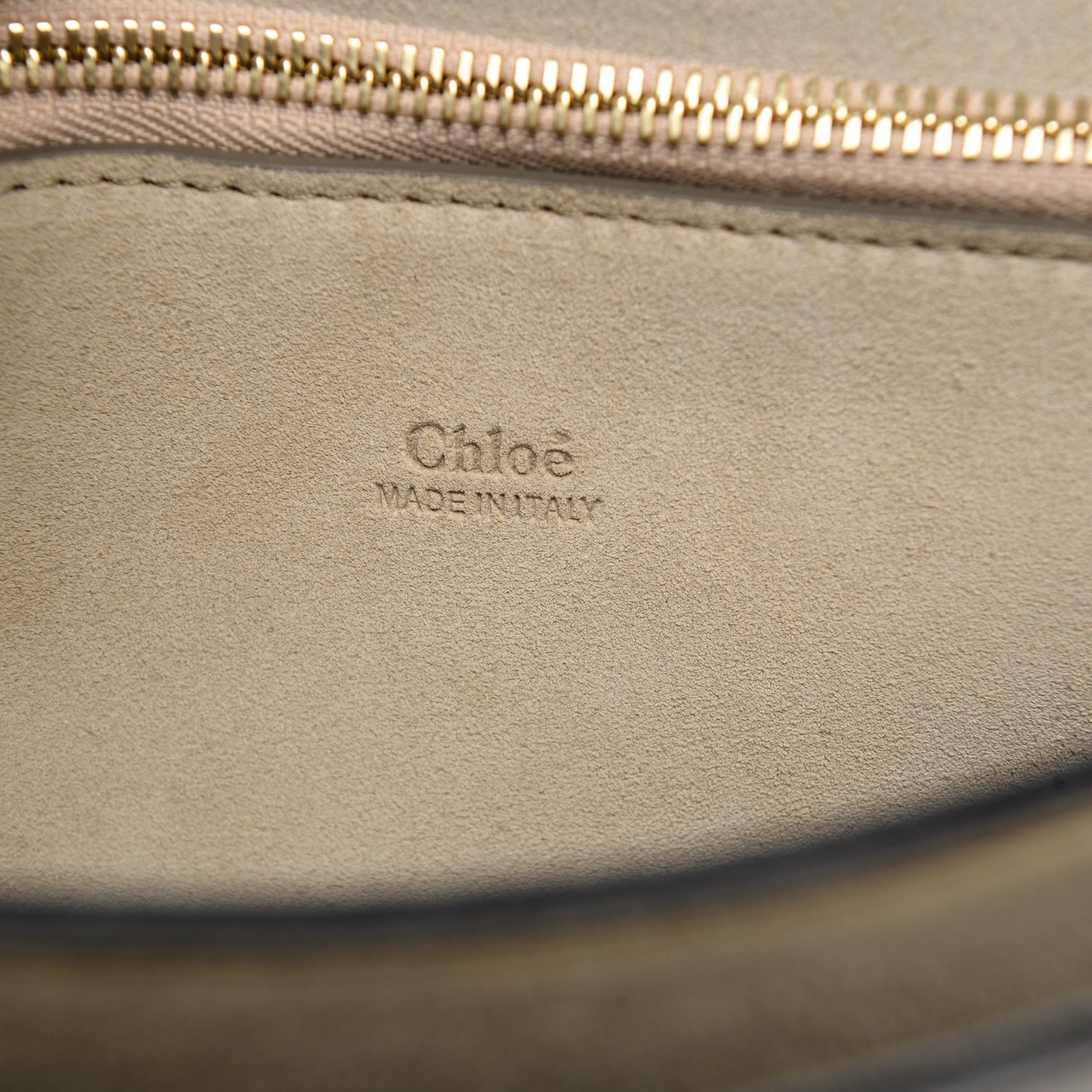 Calfskin Suede Medium Faye Shoulder Bag Motty Grey