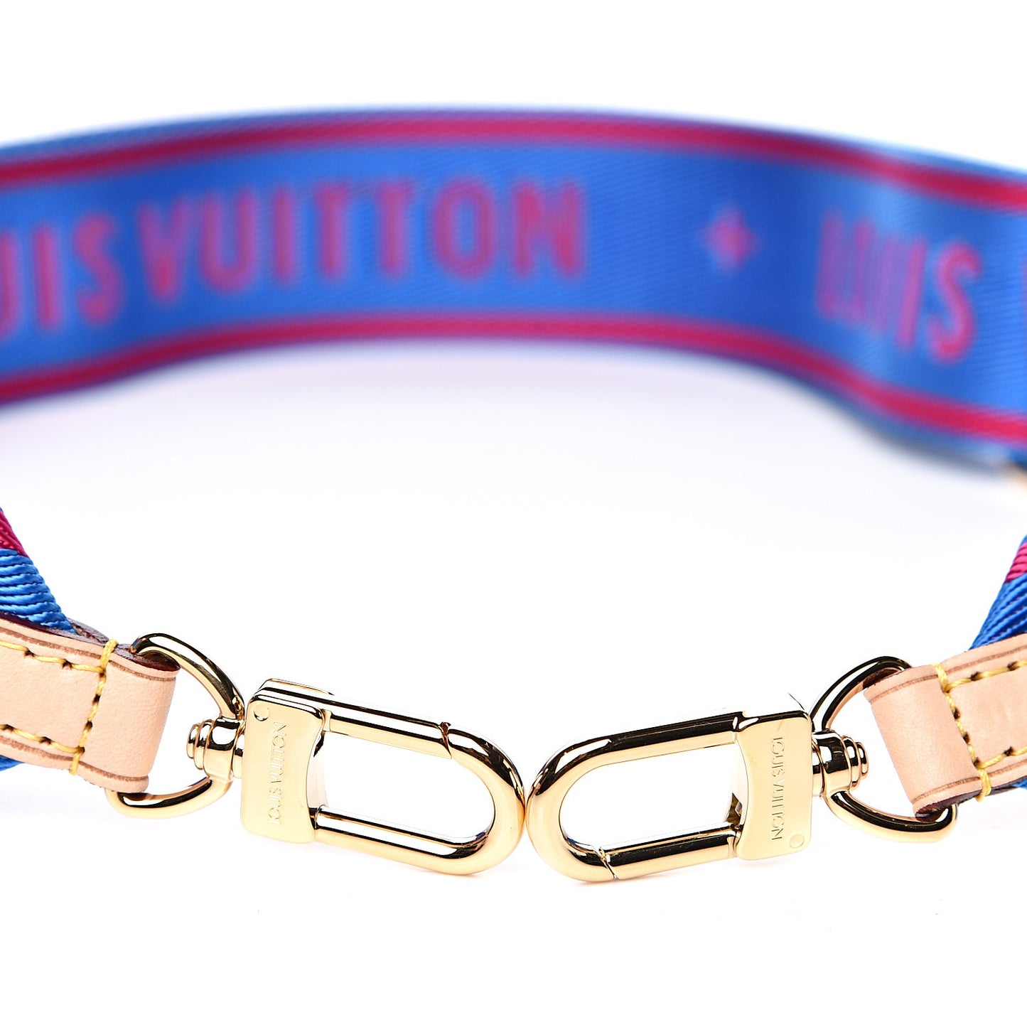 Nylon Bandouliere Shoulder Strap Blue Magenta