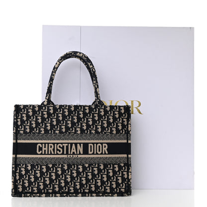 Christian Dior Oblique Medium Book Tote Blue Multicolor 13 of 13