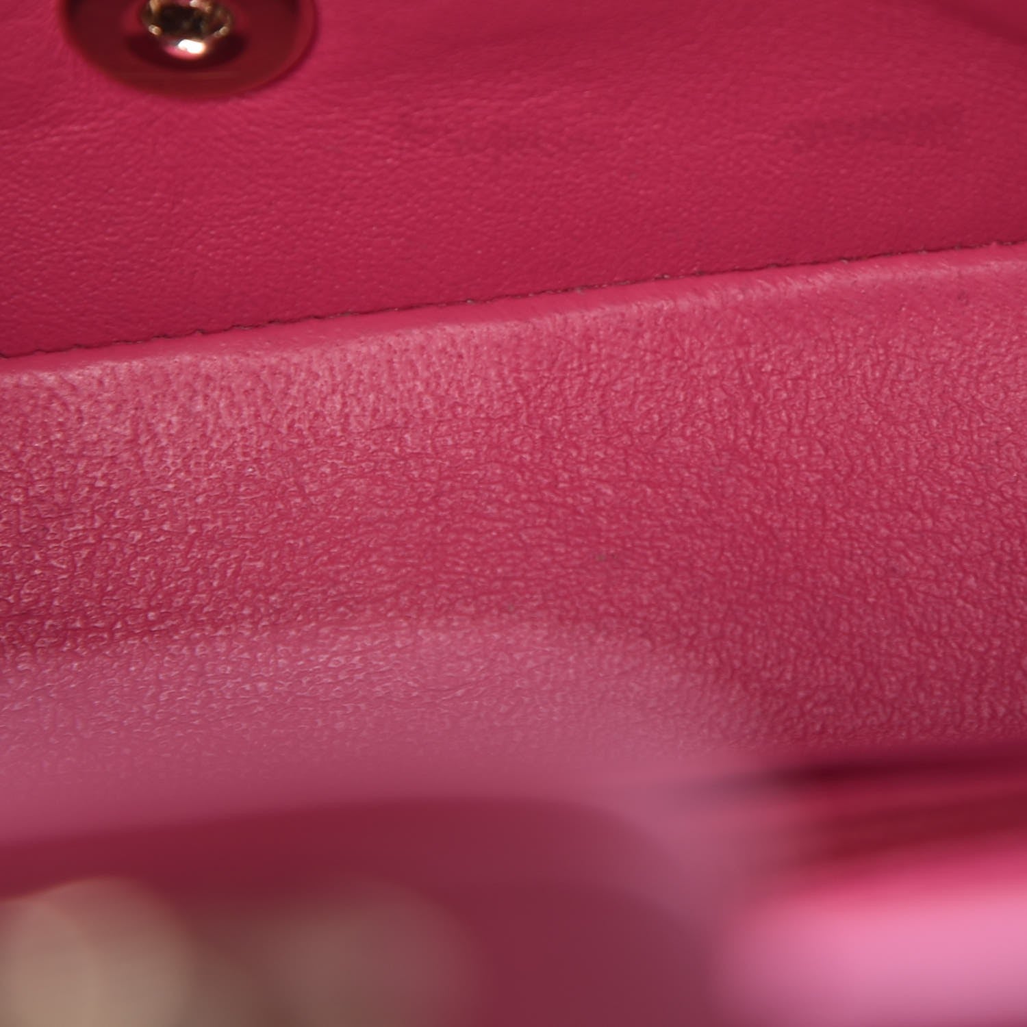 Chanel Lambskin Quilted Mini Rectangular Flap Dark Pink 8 of 21