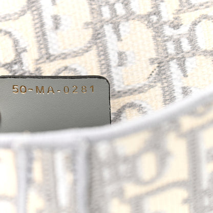 Christian Dior Oblique Slim Saddle Pouch Grey 7 of 10