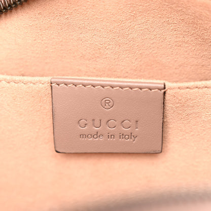 Gucci Calfskin Matelasse Small GG Marmont Chain Shoulder Bag Porcelain Rose 6 of 10